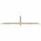 Ekena Millwork Eugene Rough Sawn Timber Gable Bracket, Douglas Fir, 108"W x 22"H x 2"D x 4"F, 5/12 Pitch GBW108X22X0204EUG00RDF - alternate 1